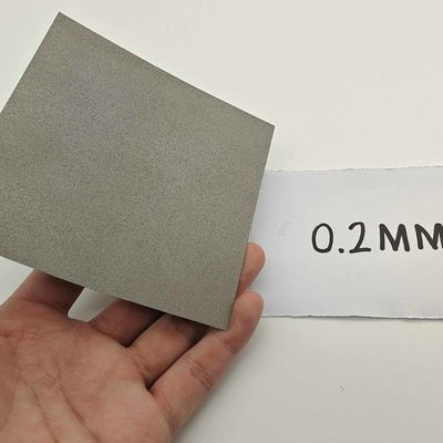 0.5mm-1mm تیتانیوم فیلت کاغذ منافذ 50٪ -60٪ Ti فیلت فیبر فلزی سینتر شده