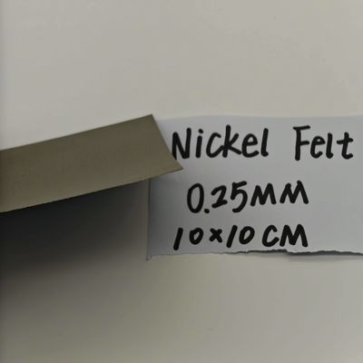 فلت کاغذ نیکل متخلخل مربع 0.2mm-1.0mm سلول سوخت فلت نیکل